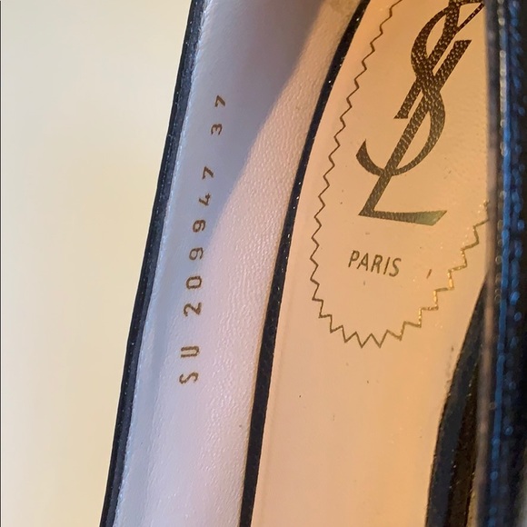 YSL Tribute Two Caviar Platform Pumps size 37 - Picture 5 of 8
